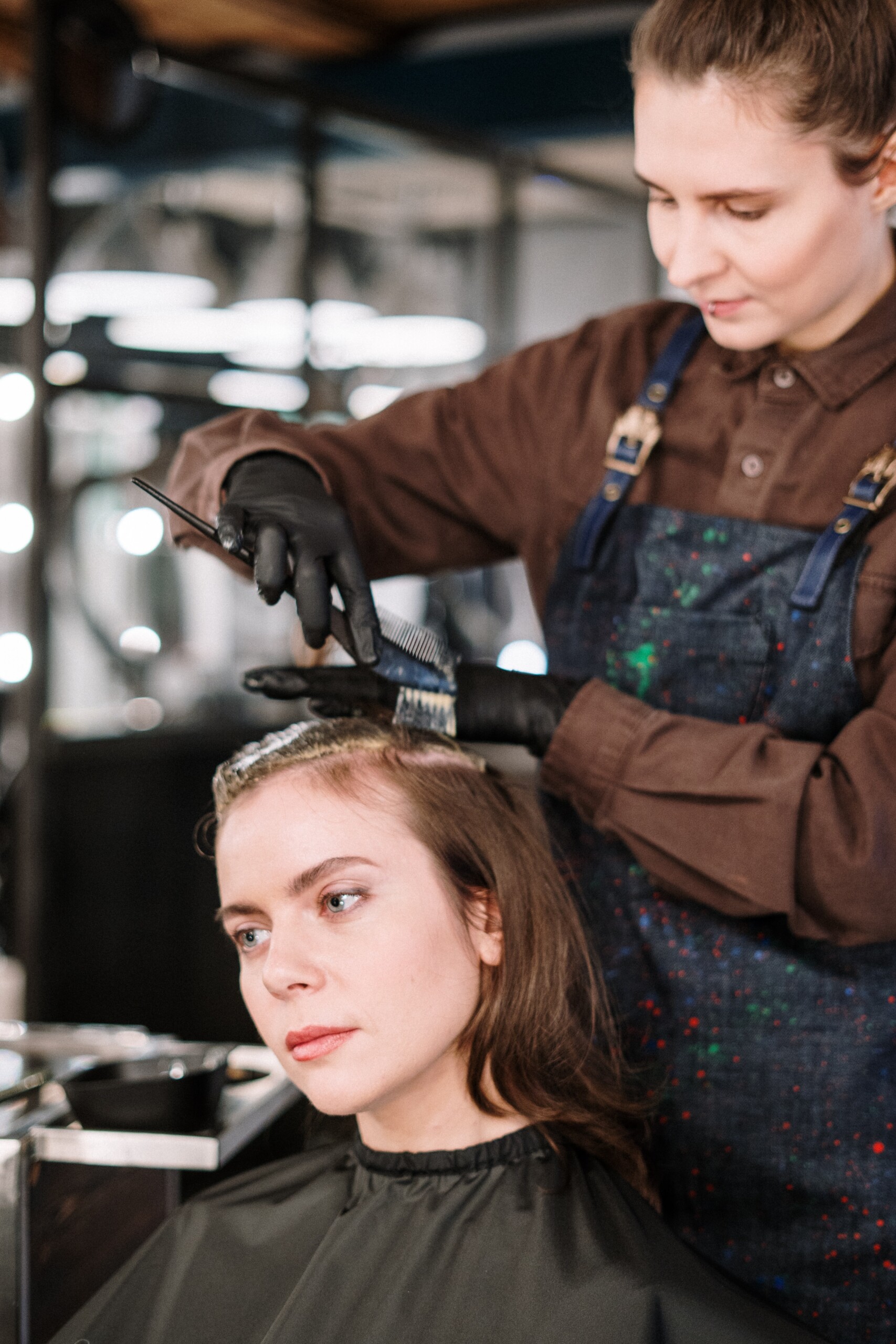 hair treatment at salon