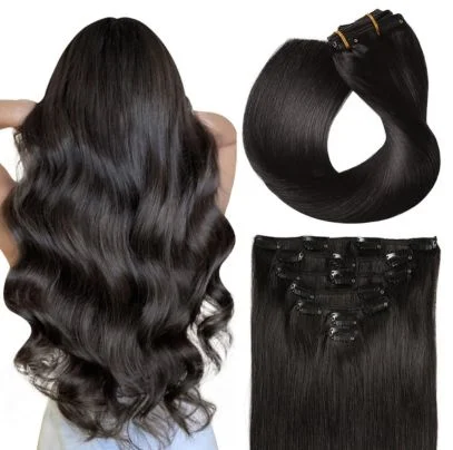 easy to wear clip in extensions that blend well with natural hair