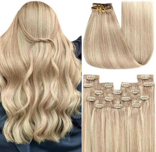 Young See Blonde Clip-In Hair Extension