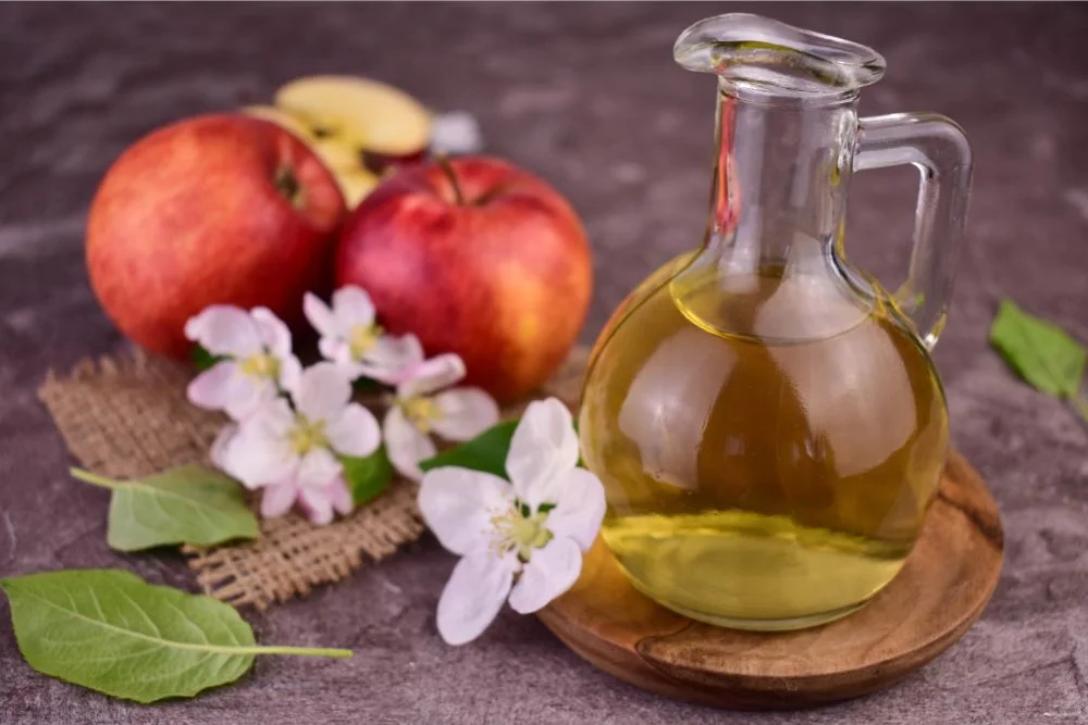 apple cider vinegar for har water