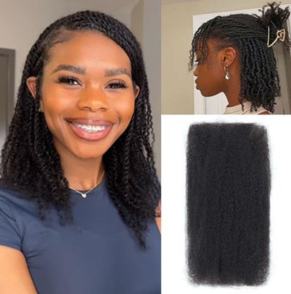 Extensions Black Extension Synthetic Hairpieces