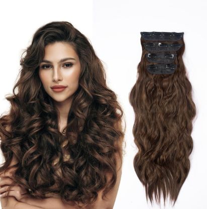 adds volume and length to the curly hair