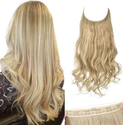 best extensions with invisible wire design,.perfect after hair loss