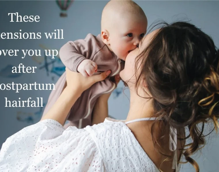 best hair extensions for hair loss after postpartum