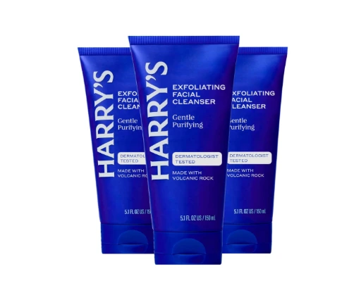Harry's exfoliating best face cleanser