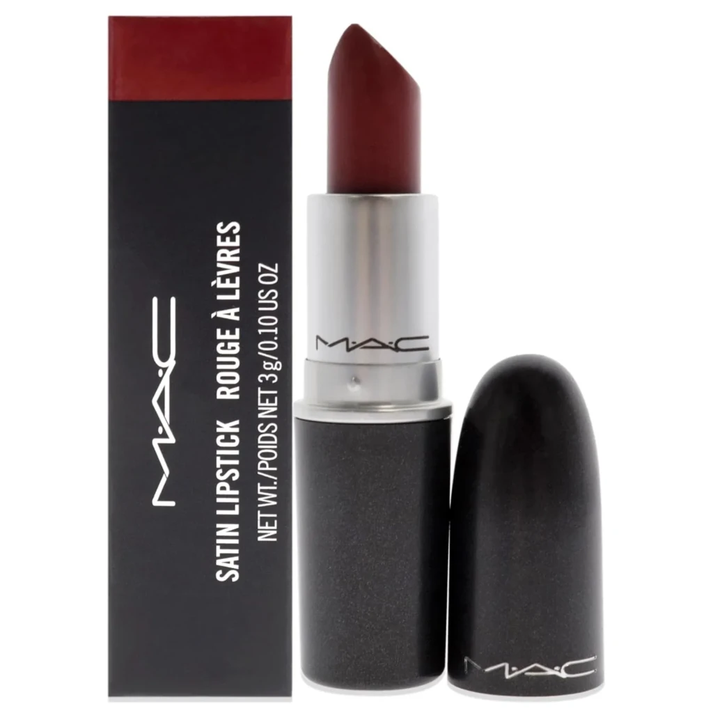 a lipstick with A gentle satin nude with cool-neutral undertones