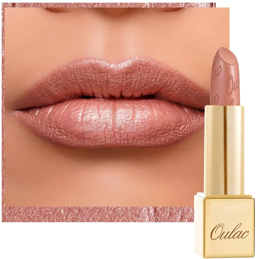 A hydrating, full-coverage metallic lipstick for fair skin