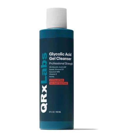 QRxLabs glycolic acid face wash