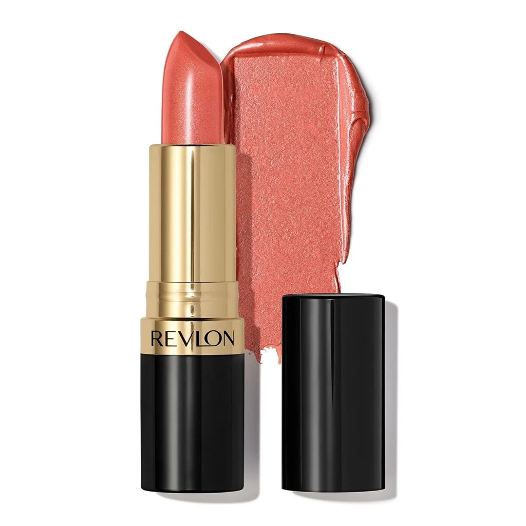 revlong lipstick with peach tone