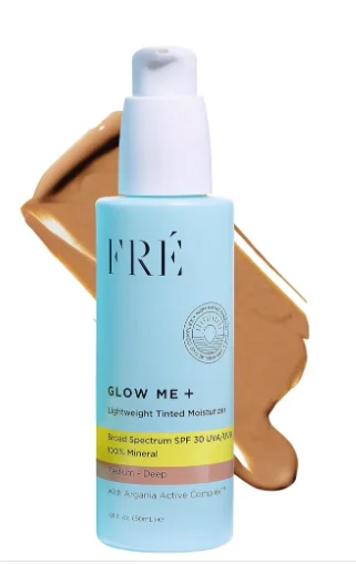 Tinted mineral sunscreen with non-nano zinc oxide SPF 30