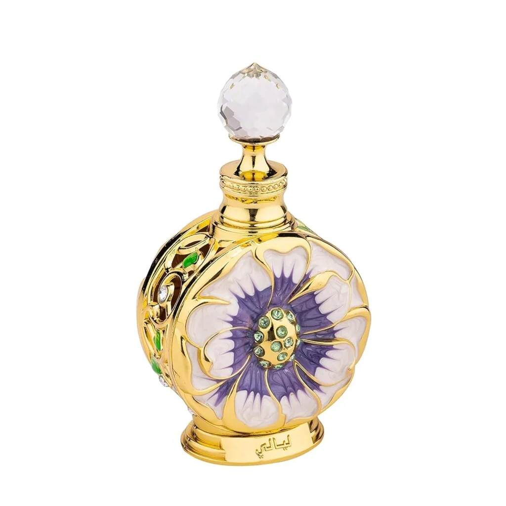 arabian perfume with a mix musk, vanilla, and woody undertones