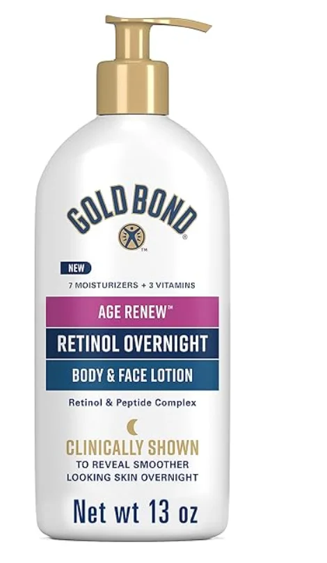  This body lotion combines retinol and peptides to help reduce visible signs of aging overnight