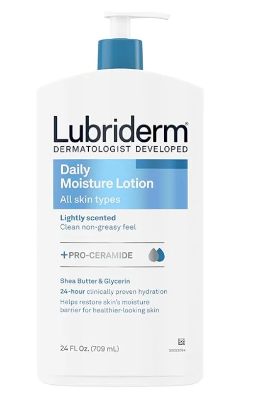 body lotion with glycerin and emollients for aging skin