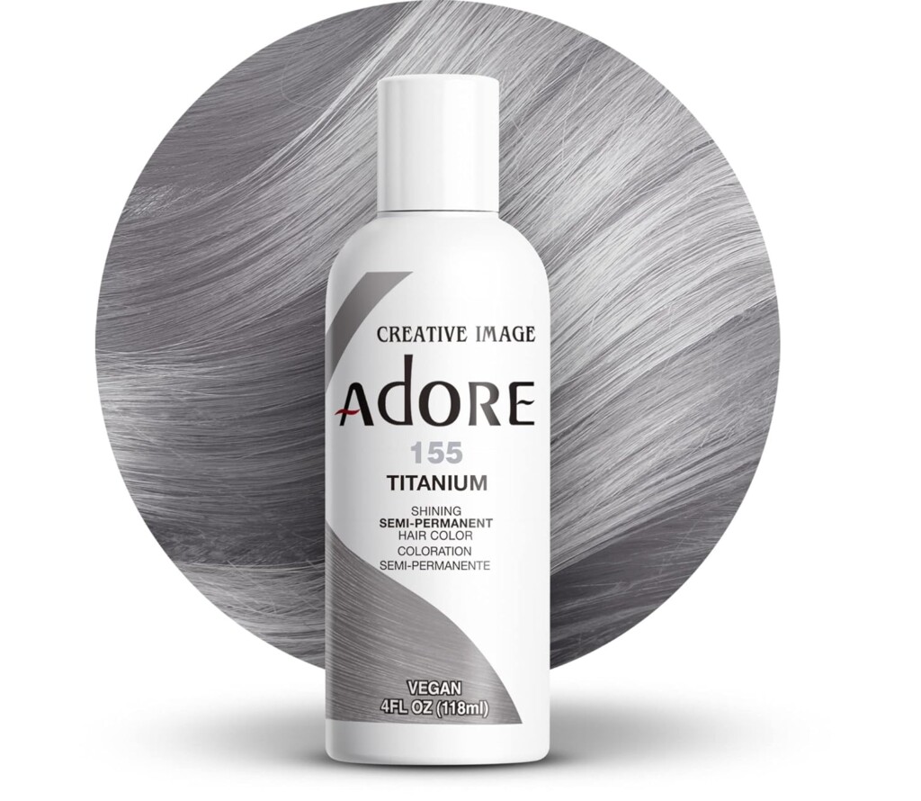 Adore Semi Permanent Hair Color - 155 Titanium 