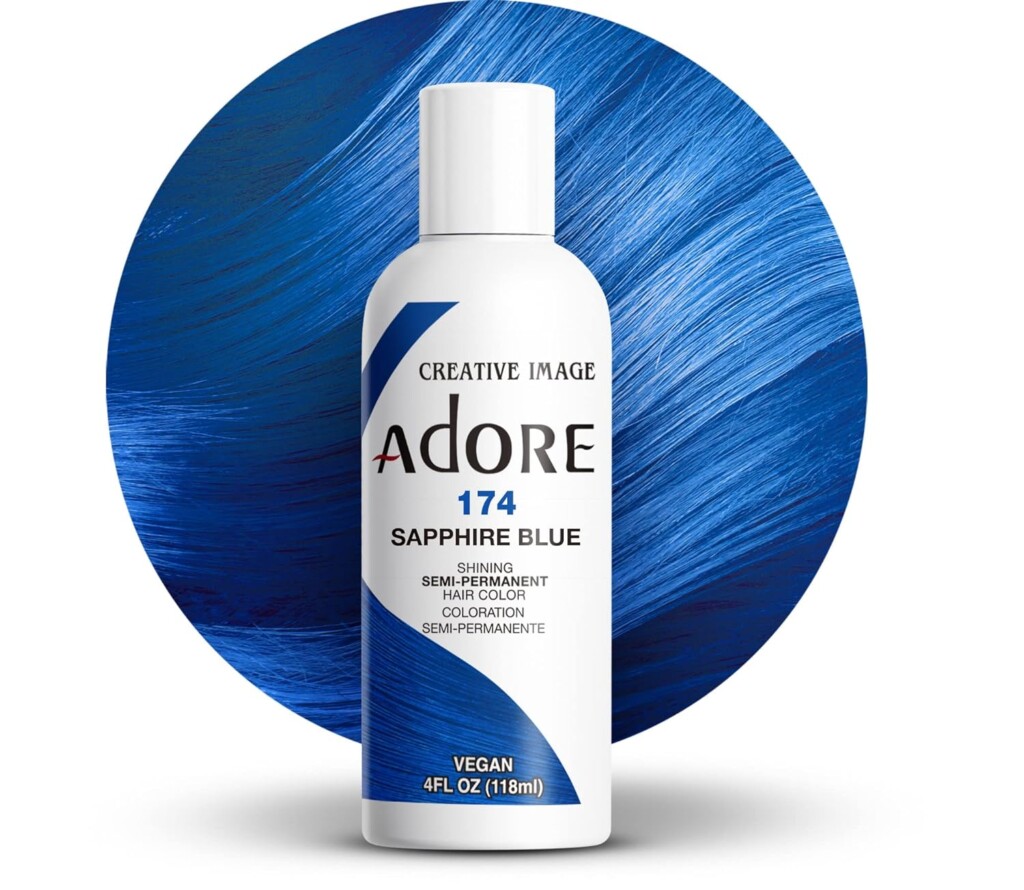 Adore Semi Permanent Hair Color (174 Sapphire Blue)