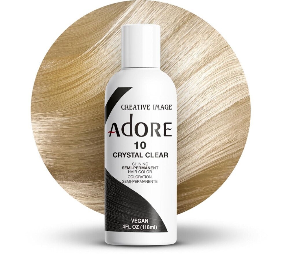 Adore Semi Permanent Hair Color - 010 Crystal Clear
