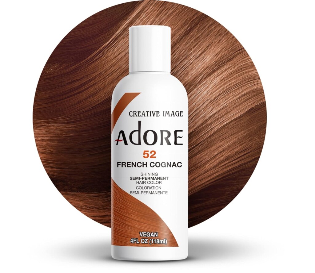 Adore Semi Permanent Hair Color - 052 French Cognac 