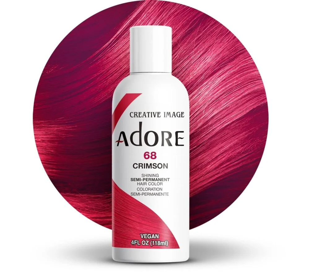 crimson hair color