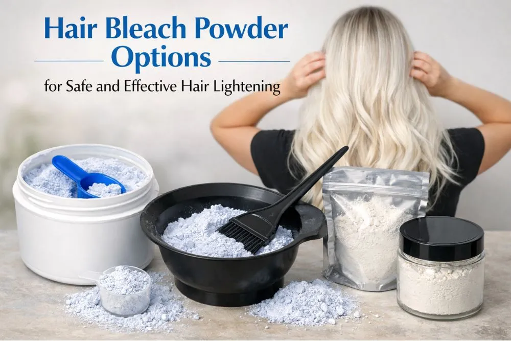 safe hair bleach options for hair