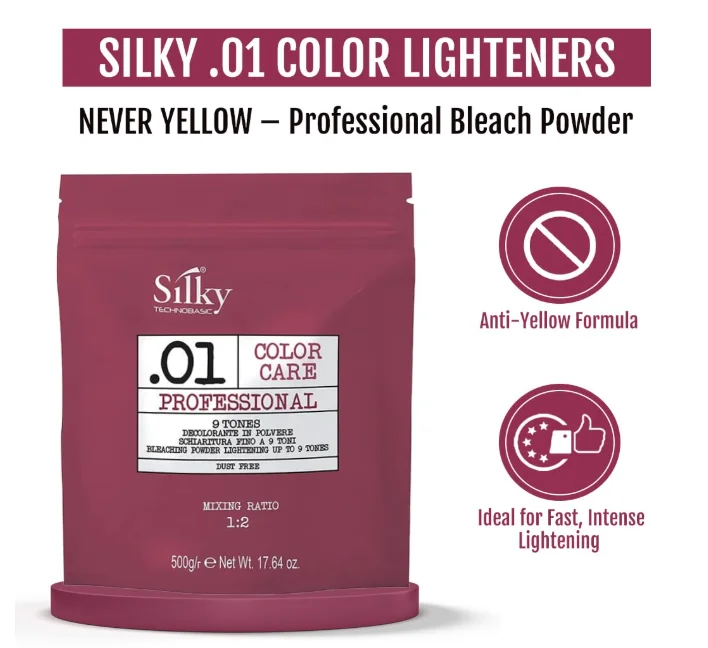 professional anti yellow hair bleach powder